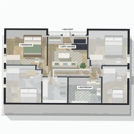 Rum i privatbostad Private 50m2 Guest Floor With Fjord View, Balcony & Private Bath Tromsø